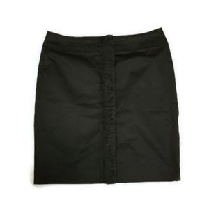 Black Talbots straight skirt with ruffle 12p